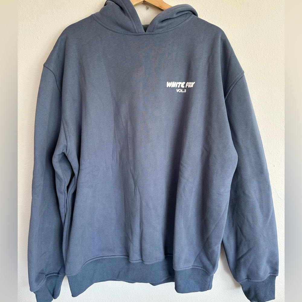 White fox hoodie